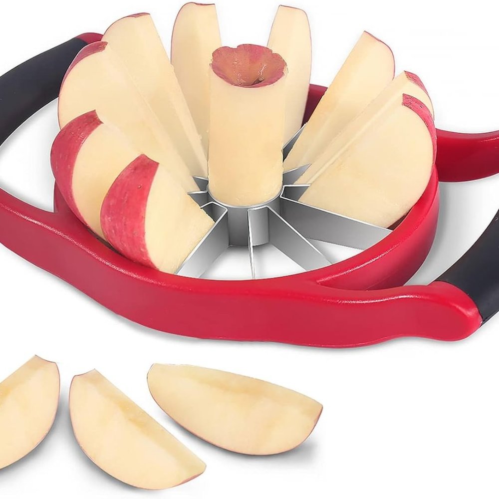 Durable Heavy Duty Apple Corer Greatly Quicken Slicing Apple Divider, Wedger